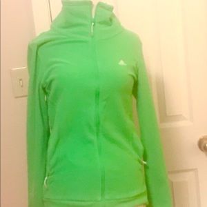 Adidas Kelly Green Polartec Zip-Up, Size: M